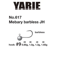 Jig Yarie 617 Mebary Barbless nr.9 0.5g 5buc/plic