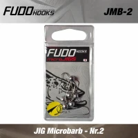 Jig Fudo Microbarb, Nr.2 Bk (black Nickel), 0.5g, 5buc/pac
