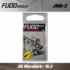 Jig FUDO Microbarb, NR.2 BK (Black Nickel), 0.5g, 5buc/pac