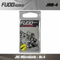 Jig Fudo Microbarb, Nr.4 Bk (black Nickel), 0.7g, 6buc/pac