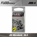 Jig FUDO Microbarb, NR.4 BK (Black Nickel), 1.0g, 6buc/pac
