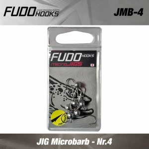 Jig FUDO Microbarb, NR.4 BK (Black Nickel), 2.0g, 6buc/pac