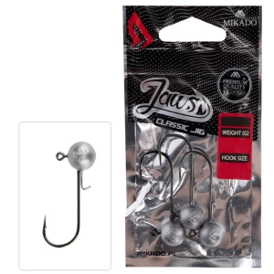 Jig MIKADO Jaws Classic, Nr. 3/0, 17.5g, Black Nickel, 3buc/pac