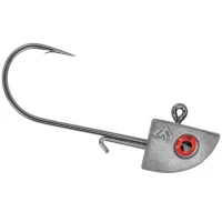Jig MIKADO Triangular Jaws cu Ochi, Nr. 1/0, 3g, Black Nickel, 3buc/pac