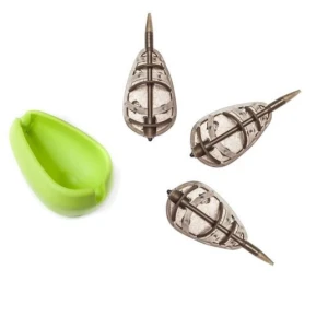 Set Feeder Concept Flat Method 3 momitoare + mould 40g 60g 80g Set Feeder Concept Flat Method 3 momitoare + mould 40g 60g 80g