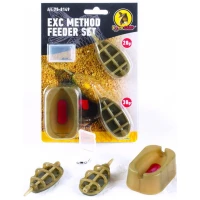 Set Momitoare Extra Carp Method Feeder Set + Mould, 50-60g, 2buc/set