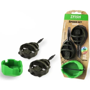 Set Momitoare ZFISH Method Feeder Spider Set + Mould, Large, 70-80g, 2buc/set