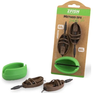 Set Momitoare Zfish Method Feeder Set ZFX + Mould, 50-60g, 2buc/set Set Momitoare Zfish Method Feeder Set ZFX + Mould, 50-60g, 2buc/set