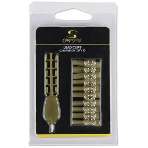 Clipsuri Plumb Pierdut CARP SPIRIT Lead Clips, Weed Green, 10buc/pac Clipsuri Plumb Pierdut CARP SPIRIT Lead Clips, Weed Green, 10buc/pac