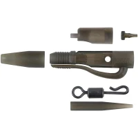Kit Montura Plumb Pierdut Fox Edges Naturals Tubing Leadclip Kit 5buc/pac