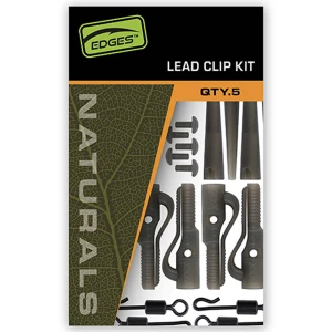 Kit Plumb Pierdut FOX Edges Naturals Lead Clip, 5buc/set 