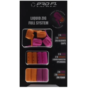 SISTEM COMPLET ZIG RIG PRO FL PT LICHID ORANGE ROZ