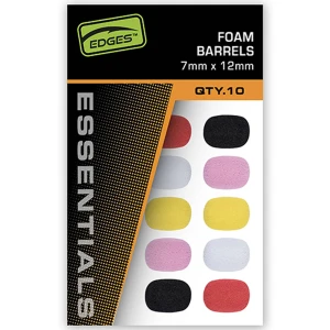 Spuma Flotanta FOX Foam Barrels - Mixed Colours, 7x12mm, 10buc/pac