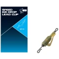 Clips Plumb Piedut Nash Speed Ezi Drop Lead Clip + Vartej cu Agrafa Rapida, 8buc/pac Clips Plumb Piedut Nash Speed Ezi Drop Lead Clip + Vartej cu Agrafa Rapida, 8buc/pac