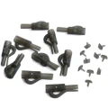 Clips Plumb Pierdut Orange Safe Clip + Fix 10buc/pac Clips Plumb Pierdut Orange Safe Clip + Fix 10buc/pac