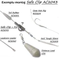 Clips Plumb Pierdut Orange Safe Clip + Fix 10buc/pac Clips Plumb Pierdut Orange Safe Clip + Fix 10buc/pac