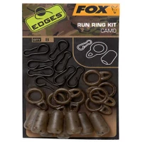 Kit Monturi Culisante Fox Camo Run Rig Kit 3x8buc/pac Kit Monturi Culisante Fox Camo Run Rig Kit 3x8buc/pac