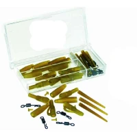 Set Extra Carp Lead Clip Agrafa Rapida cu Vartej 50buc/pac Set Extra Carp Lead Clip Agrafa Rapida cu Vartej 50buc/pac
