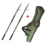 Set 2 Lansete Telescopice Zfish Combo 2x Rod Kingstone, 360cm, 3.0lbs, 60-100g + Husa