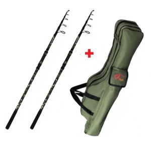 Set 2 Lansete Telescopice ZFISH Combo 2x Rod Kingstone, 360cm, 3.0lbs, 60-100g + Husa Set 2 Lansete Telescopice ZFISH Combo 2x Rod Kingstone, 360cm, 3.0lbs, 60-100g + Husa