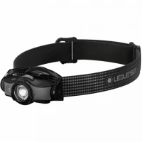 Lanterna De Cap Led Lenser Mh-5 Black / Grey, 400lm  Lanterna De Cap Led Lenser Mh-5 Black / Grey, 400lm
