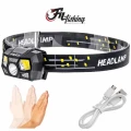 Lanterna de Cap Reincarcabila cu Senzor de Miscare Filfishing Filex Headlamp 120lm