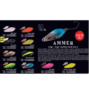 LINGURITA OSCILANTA COLMIC AMMER 2.5gr Black Glow LINGURITA OSCILANTA COLMIC AMMER 2.5gr Black Glow