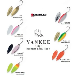 LINGURITA OSCILANTA COLMIC HERAKLES TROUT AREA YANKEE 3gr Chartreuse Orange