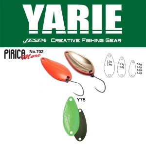 LINGURITA OSCILANTA YARIE 702 PIRICA MORE Y75 GREEN HOLOLUMELUME 1.8G LINGURITA OSCILANTA YARIE 702 PIRICA MORE Y75 GREEN HOLOLUMELUME 1.8G