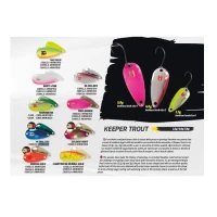 Lingura Oscilanta Colmic Herakles Keeper Trout 2.5g Silver Red Lingura Oscilanta Colmic Herakles Keeper Trout 2.5g Silver Red