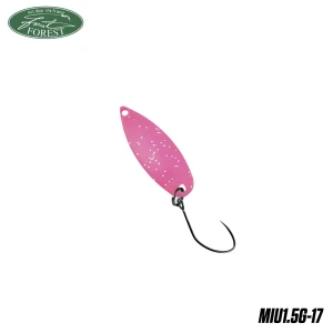 Lingura oscilanta Forest Miu 1.5g FLUORESCENT PINK ( W/LAME ) Lingura oscilanta Forest Miu 1.5g FLUORESCENT PINK ( W/LAME )