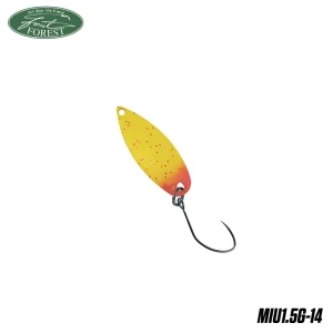 Lingura oscilanta Forest Miu 1.5g YELLOW RED TAIL Lingura oscilanta Forest Miu 1.5g YELLOW RED TAIL