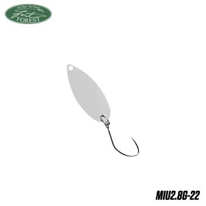 Lingura oscilanta Forest Miu 2.8g CULOARE 22 PEARL WHITE  Lingura oscilanta Forest Miu 2.8g CULOARE 22 PEARL WHITE
