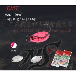Lingura oscilanta Neo Style Mame 0.5g 32 Super Fluo Neo White/Pink Lingura oscilanta Neo Style Mame 0.5g 32 Super Fluo Neo White/Pink