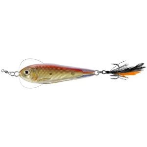 Lingurita Oscilanta Live Target Flutter Shad Sinking, Gold/ Red, 5.5cm, 14g