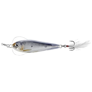 Lingurita Oscilanta Live Target Flutter Shad Sinking, Silver / Black, 5.5cm, 14g