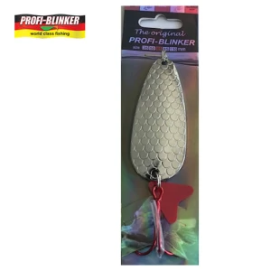 Lingurita Oscilanta Profi Blinker cu Solzi, Silver, 20g