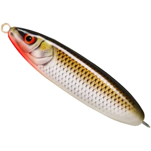 Lingura Oscilanta Antibradis RAPALA Minnow Spoon RMS08, Culoare ATRO, 8cm, 22g