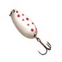 Lingura Oscilanta Blue Fox Morungen, Silver Red Dots, 3.5cm 7g, 1buc/pac