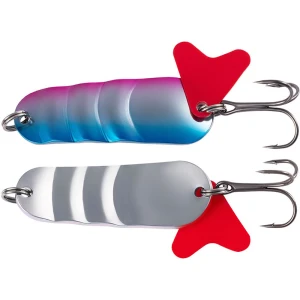 Lingurita Oscilanata X-FISH Buffalo, 12g, Culoare Silver Pink Blue, 1buc/pac