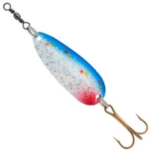 Lingurita Oscilanta ABU GARCIA Jazz Spoon, Silver Blue Dot, 10g, 4.5cm, 1buc/pac