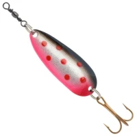 Lingurita Oscilanta Abu Garcia Jazz Spoon, Silver Red Dot, 10g, 4.5cm, 1buc/pac
