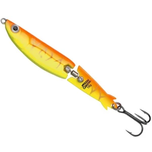Lingurita Oscilanta ABU GARCIA Toby Jointed, Red Hot Tiger, 18g
