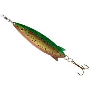 Lingurita Oscilanta ABU GARCIA Toby Salmo Spoon, Gold Green Glitter, 11cm, 30g, 1buc/pac Lingurita Oscilanta ABU GARCIA Toby Salmo Spoon, Gold Green Glitter, 11cm, 30g, 1buc/pac