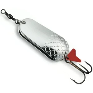 Lingurita Oscilanta DAM Effzett Twin, Silver/Silver, 6.5cm, 30g