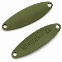 Lingurita Oscilanta I JET LINK, Wakizashi Trout Spoon, 0.8gr, 2.3cm, KC-8 GREEN, 1buc/pac