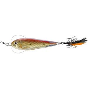 Lingurita Oscilanta LIVE TARGET Flutter Shad Sinking, Gold / Red, 7cm, 28g