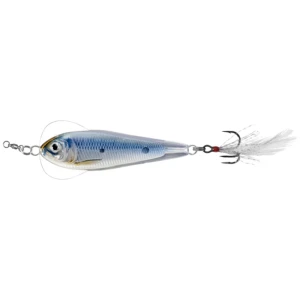 Lingurita Oscilanta LIVE TARGET Flutter Shad Sinking, Silver / Blue, 7cm, 28g Lingurita Oscilanta LIVE TARGET Flutter Shad Sinking, Silver / Blue, 7cm, 28g