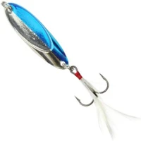 Lingurita Oscilanta REIVA Willow Spoon, Silver / Blue, 20g
