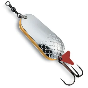 Oscilanata DAM Effzett Twin Spinner Spoon, Silver Cooper, 10cm, 60g, 1buc/pac Oscilanata DAM Effzett Twin Spinner Spoon, Silver Cooper, 10cm, 60g, 1buc/pac
